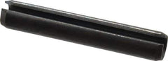 Value Collection - 10mm Diam x 60mm Long Slotted Spring Pin - Grade 1070-1080 Steel, Plain Finish - USA Tool & Supply