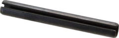 Value Collection - 10mm Diam x 80mm Long Slotted Spring Pin - Grade 1070-1080 Steel, Plain Finish - USA Tool & Supply