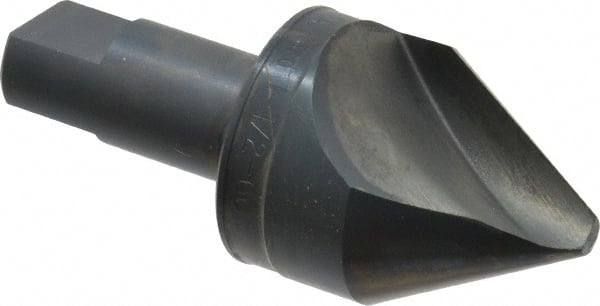 M.A. Ford - 1-1/2" Head Diam, 3/4" Shank Diam, 1 Flute 60° High Speed Steel Countersink - USA Tool & Supply