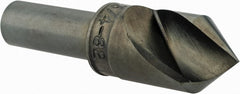 M.A. Ford - 3/4" Head Diam, 1/2" Shank Diam, 1 Flute 82° High Speed Steel Countersink - USA Tool & Supply