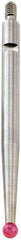 Starrett - 0.8mm Ball Diam, Carbide, Ball Test Indicator Contact Point - 1-5/16" Contact Point Length, Use with Starrett 811 & 811M Dial Test Indicators - USA Tool & Supply