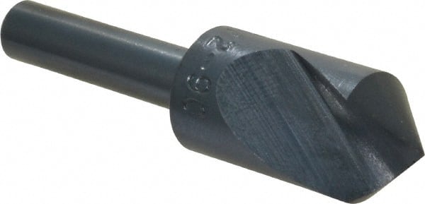 M.A. Ford - 1/2" Head Diam, 1/4" Shank Diam, 1 Flute 90° High Speed Steel Countersink - USA Tool & Supply