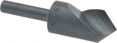 M.A. Ford - 5/8" Head Diam, 1/4" Shank Diam, 1 Flute 90° High Speed Steel Countersink - USA Tool & Supply