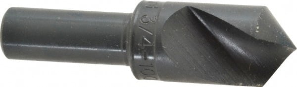 M.A. Ford - 3/4" Head Diam, 1/2" Shank Diam, 1 Flute 100° High Speed Steel Countersink - USA Tool & Supply