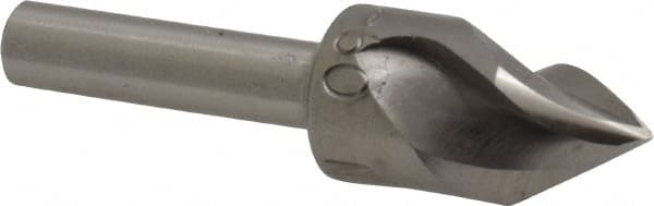 M.A. Ford - 1/2" Head Diam, 1/4" Shank Diam, 3 Flute 60° High Speed Steel Countersink - USA Tool & Supply
