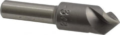 M.A. Ford - 3/8" Head Diam, 1/4" Shank Diam, 3 Flute 82° High Speed Steel Countersink - USA Tool & Supply