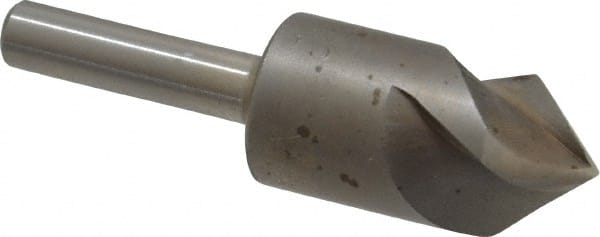 M.A. Ford - 5/8" Head Diam, 1/4" Shank Diam, 3 Flute 82° High Speed Steel Countersink - USA Tool & Supply