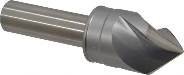 M.A. Ford - 7/8" Head Diam, 1/2" Shank Diam, 3 Flute 82° High Speed Steel Countersink - USA Tool & Supply