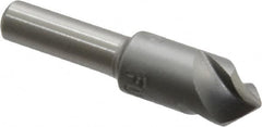 M.A. Ford - 3/8" Head Diam, 1/4" Shank Diam, 3 Flute 90° High Speed Steel Countersink - USA Tool & Supply
