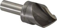 M.A. Ford - 1-1/4" Head Diam, 5/8" Shank Diam, 3 Flute 90° High Speed Steel Countersink - Bright Finish, 3-1/2" OAL, 0.38" Nose Diam, Single End, Straight Shank, Right Hand Cut - USA Tool & Supply