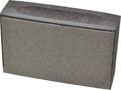 3M - Fine Grade, 125 Grit, Diamond Hand Pad - Black, 2-1/4" Wide x 3-3/4" Long, Coated - USA Tool & Supply