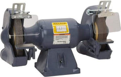 Baldor - 10" Wheel Diam x 1" Wheel Width, 1 hp Grinder - 7/8" Arbor Hole Diam, 1 Phase, 1,800 Max RPM, 115/230 Volts - USA Tool & Supply