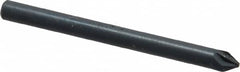 M.A. Ford - 1/8" Head Diam, 1/8" Shank Diam, 6 Flute 60° High Speed Steel Countersink - USA Tool & Supply