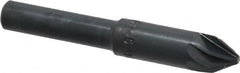 M.A. Ford - 5/16" Head Diam, 1/4" Shank Diam, 6 Flute 60° High Speed Steel Countersink - USA Tool & Supply