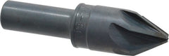 M.A. Ford - 3/4" Head Diam, 1/2" Shank Diam, 6 Flute 60° High Speed Steel Countersink - USA Tool & Supply