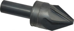 M.A. Ford - 1" Head Diam, 1/2" Shank Diam, 6 Flute 60° High Speed Steel Countersink - USA Tool & Supply