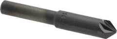 M.A. Ford - 5/16" Head Diam, 1/4" Shank Diam, 6 Flute 82° High Speed Steel Countersink - Bright Finish, 2" OAL, 0.08" Nose Diam, Single End, Straight Shank, Right Hand Cut - USA Tool & Supply