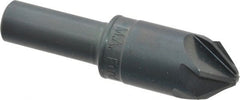 M.A. Ford - 3/4" Head Diam, 1/2" Shank Diam, 6 Flute 82° High Speed Steel Countersink - USA Tool & Supply