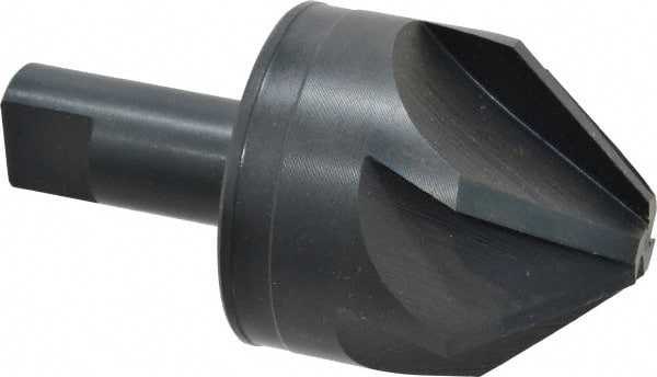 M.A. Ford - 2" Head Diam, 3/4" Shank Diam, 6 Flute 82° High Speed Steel Countersink - USA Tool & Supply
