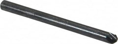 M.A. Ford - 1/8" Head Diam, 1/8" Shank Diam, 6 Flute 90° High Speed Steel Countersink - USA Tool & Supply