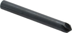 M.A. Ford - 1/4" Head Diam, 1/4" Shank Diam, 6 Flute 90° High Speed Steel Countersink - USA Tool & Supply