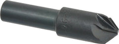 M.A. Ford - 1/2" Head Diam, 3/8" Shank Diam, 6 Flute 90° High Speed Steel Countersink - USA Tool & Supply