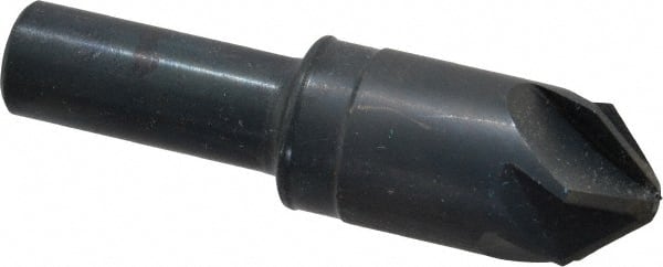 M.A. Ford - 3/4" Head Diam, 1/2" Shank Diam, 6 Flute 90° High Speed Steel Countersink - USA Tool & Supply
