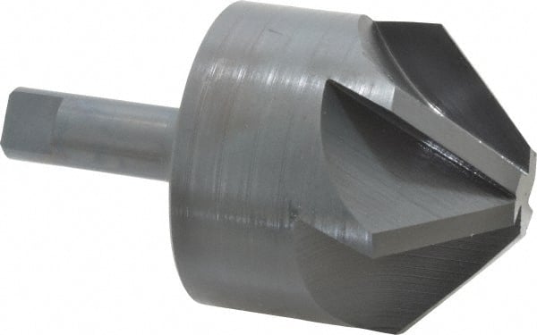 M.A. Ford - 3" Head Diam, 3/4" Shank Diam, 6 Flute 90° High Speed Steel Countersink - USA Tool & Supply