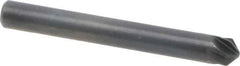 M.A. Ford - 3/16" Head Diam, 3/16" Shank Diam, 6 Flute 100° High Speed Steel Countersink - Bright Finish, 1-1/2" OAL, 0.04" Nose Diam, Single End, Straight Shank, Right Hand Cut - USA Tool & Supply