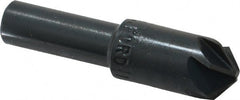 M.A. Ford - 1/2" Head Diam, 3/8" Shank Diam, 6 Flute 100° High Speed Steel Countersink - USA Tool & Supply