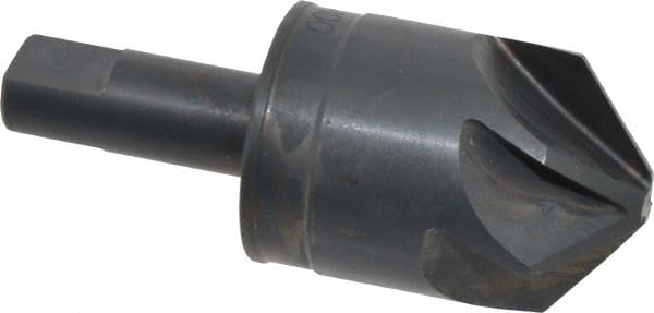 M.A. Ford - 1-1/4" Head Diam, 1/2" Shank Diam, 6 Flute 100° High Speed Steel Countersink - USA Tool & Supply
