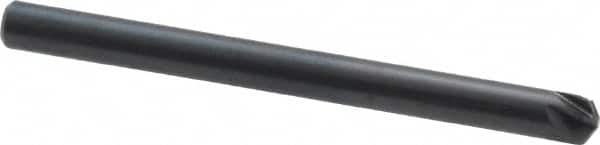 M.A. Ford - 1/8" Head Diam, 1/8" Shank Diam, 6 Flute 120° High Speed Steel Countersink - USA Tool & Supply