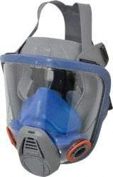 MSA - Series 3000, Size M Full Face Respirator - 4-Point Suspension, Bayonet Connection - USA Tool & Supply