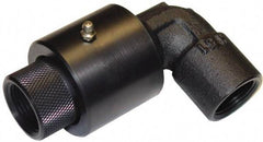 Barco - 3-1/4" Pipe, 3-1/4" Flange Thickness, Plane Swivel, Double 90 Elbow Swivel Joint - Carbon Steel, Size Code 24, NPT Ends - USA Tool & Supply