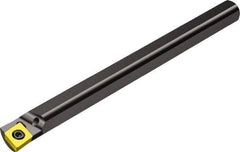 Sandvik Coromant - 30.5mm Min Bore Diam, 12" OAL, 1" Shank Diam, A-SCLC Indexable Boring Bar - CCMT 432 Insert, Screw Clamping Holding Method - USA Tool & Supply
