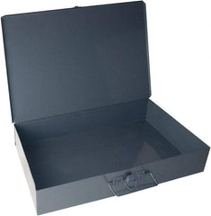 Durham - 18 Inches Wide x 3 Inches High x 12 Inches Deep Compartment Box - Steel , 1 Compartment - USA Tool & Supply