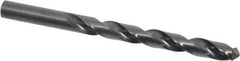Hertel - 10mm 118° High Speed Steel Jobber Drill - Oxide Finish, Right Hand Cut, Spiral Flute, Straight Shank, 130mm OAL, Standard Point - USA Tool & Supply