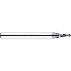 Harvey Tool - 0.03" Body Diam, 90°, 1-1/2" OAL, 2-Flute Solid Carbide Spotting Drill - Exact Industrial Supply