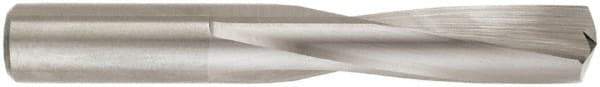 M.A. Ford - #70 135° Spiral Flute Solid Carbide Screw Machine Drill Bit - ALtima Finish, Right Hand Cut, 5/16" Flute Length, 1-1/2" OAL, Straight Shank - USA Tool & Supply