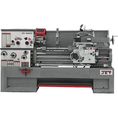 Jet - 16" Swing, 40" Between Centers, 230/460 Volt, Triple Phase Engine Lathe - 7MT Taper, 7-1/2 hp, 25 to 1,800 RPM, 3-1/8" Bore Diam, 40" Deep x 48" High x 97-1/2" Long - USA Tool & Supply