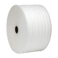 Value Collection - 275' Long x 12" Wide x 1/8" Thick, Polyethylene Foam - White - USA Tool & Supply