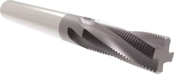 Allied Machine and Engineering - #5-44 UN, 0.095" Cutting Diam, 3 Flute, Solid Carbide Helical Flute Thread Mill - Internal/External Thread, 0.228" LOC, 2" OAL, 1/8" Shank Diam - USA Tool & Supply