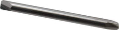 ProMax - 0.01" Radius, 1/8" Mill Diam, 2 Flute Solid Carbide Corner Rounding End Mill - Double End, Uncoated, 1-1/2" OAL, 1/8" Shank Diam - USA Tool & Supply