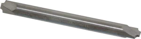 ProMax - 0.046" Radius, 3/16" Mill Diam, 2 Flute Solid Carbide Corner Rounding End Mill - Double End, Uncoated, 2" OAL, 3/16" Shank Diam - USA Tool & Supply