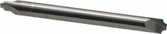 ProMax - 0.05" Radius, 3/16" Mill Diam, 2 Flute Solid Carbide Corner Rounding End Mill - Double End, Uncoated, 2" OAL, 3/16" Shank Diam - USA Tool & Supply