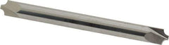 ProMax - 0.062" Radius, 3/16" Mill Diam, 2 Flute Solid Carbide Corner Rounding End Mill - Double End, Uncoated, 2" OAL, 3/16" Shank Diam - USA Tool & Supply