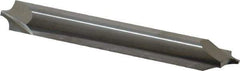 ProMax - 1/8" Radius, 5/16" Mill Diam, 2 Flute Solid Carbide Corner Rounding End Mill - Double End, Uncoated, 2-1/2" OAL, 5/16" Shank Diam - USA Tool & Supply