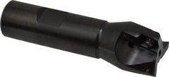 LMT - 1" Cut Diam, 0.413" Max Depth of Cut, 3/4" Shank Diam, 3-1/4" OAL, Indexable Square Shoulder End Mill - AD...1103...R Inserts, Weldon Shank, Series Univex - USA Tool & Supply
