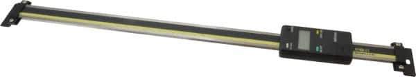 Mitutoyo - 0 to 12 Inch, 0.01mm Resolution Vertical Electronic Linear Scale - 0.002 Inch Accuracy, Data Output, SR44 Battery - USA Tool & Supply