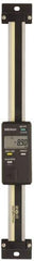 Mitutoyo - 0 to 24 Inch, 0.01mm Resolution Vertical Electronic Linear Scale - 0.002 Inch Accuracy, Data Output, SR44 Battery - USA Tool & Supply